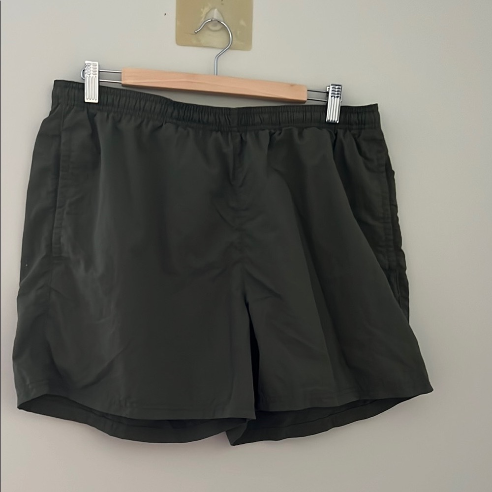 Quick Dry Olive Green Athletic Running Shorts Men’s Large